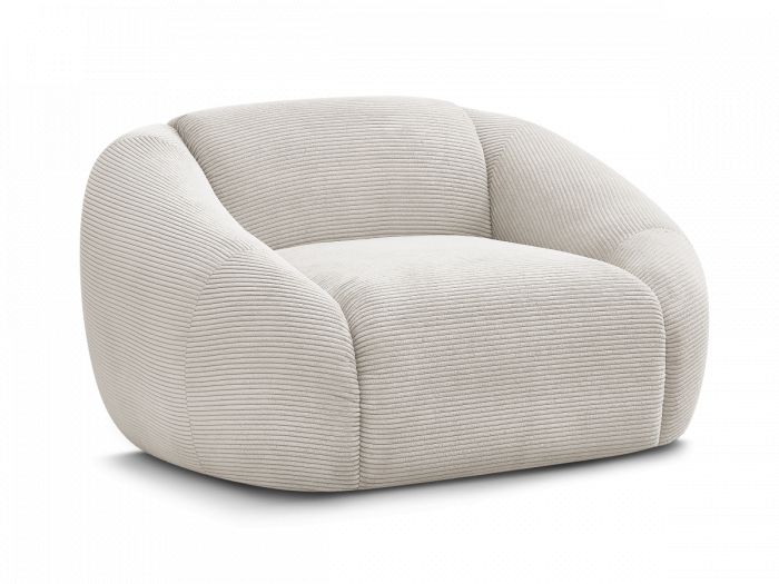 Fauteuil TINAvelours côtelé