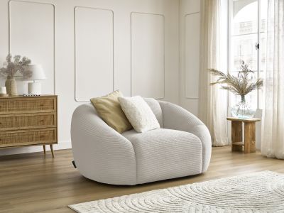 Fauteuil TINA velours côtelé