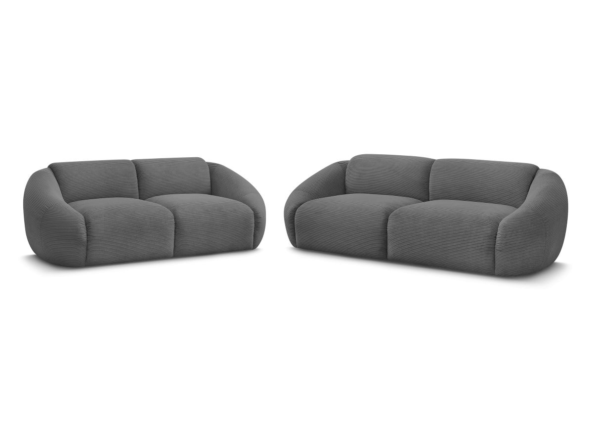 TINA corduroy vaste 3 + 2 zits rechte bankstel