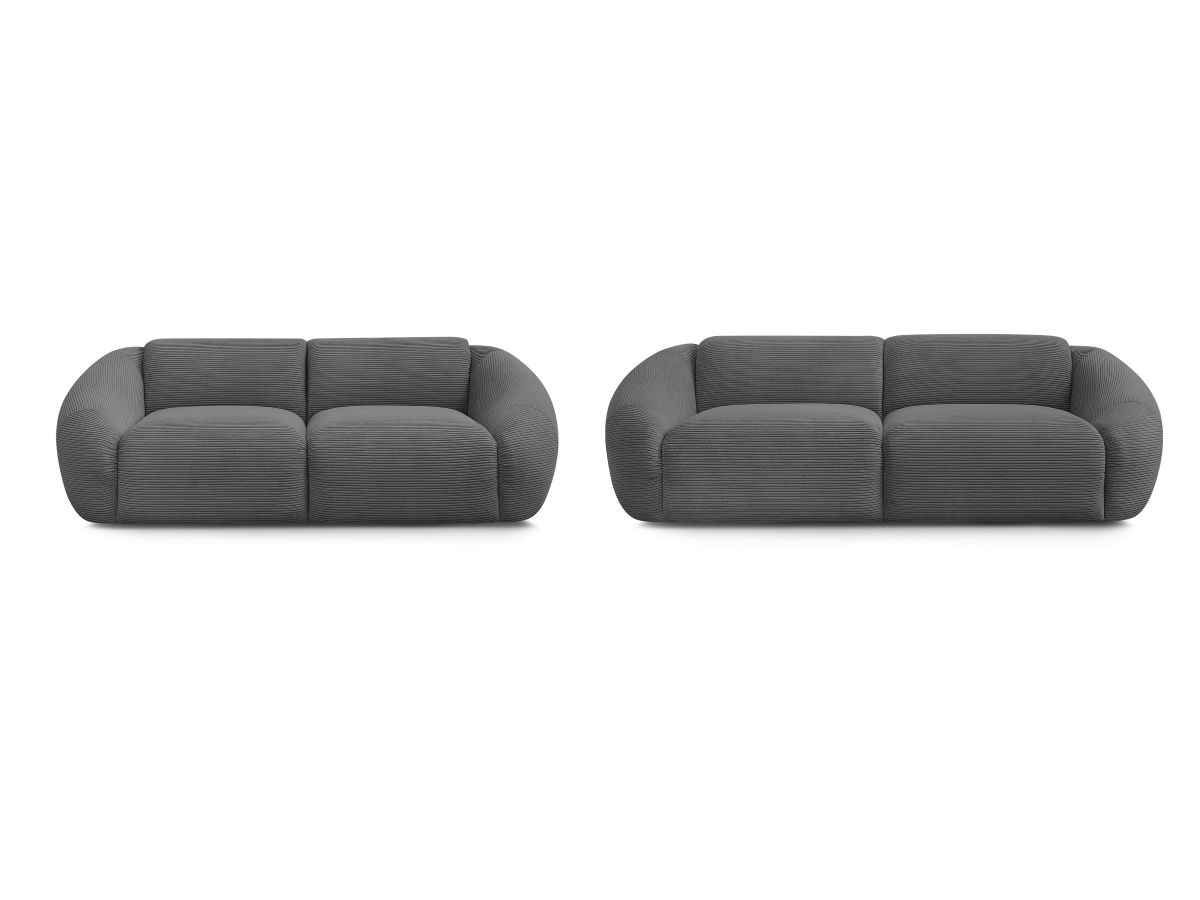 TINA corduroy vaste 3 + 2 zits rechte bankstel