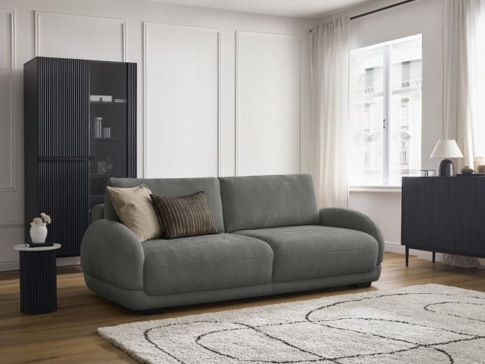 Canapé droit convertible coffre MONICA