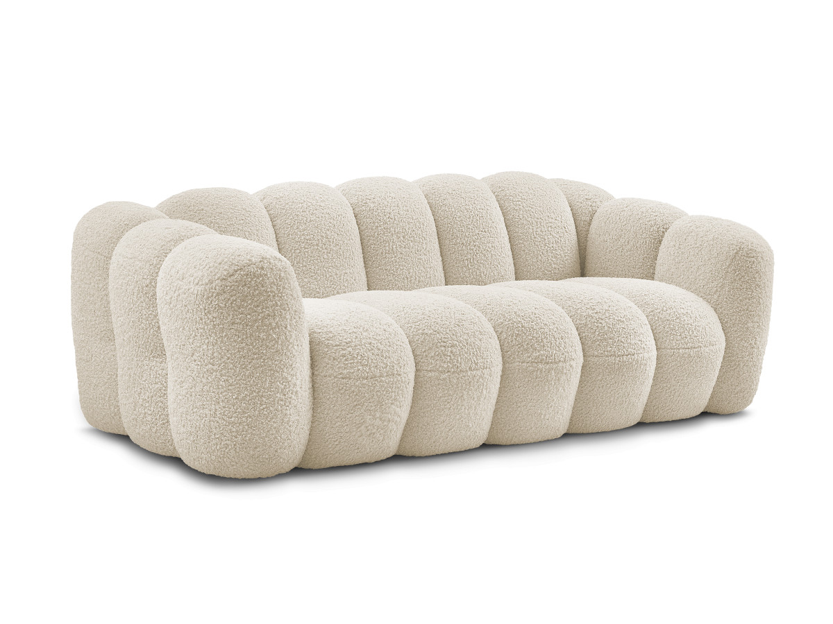 Canapé droit fixe 3 places HIPPOLYTE