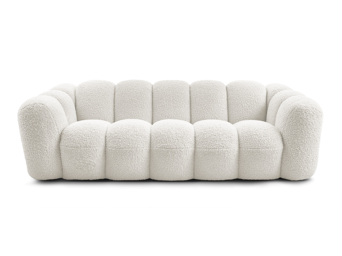 Canapé droit fixe 3 places HIPPOLYTE