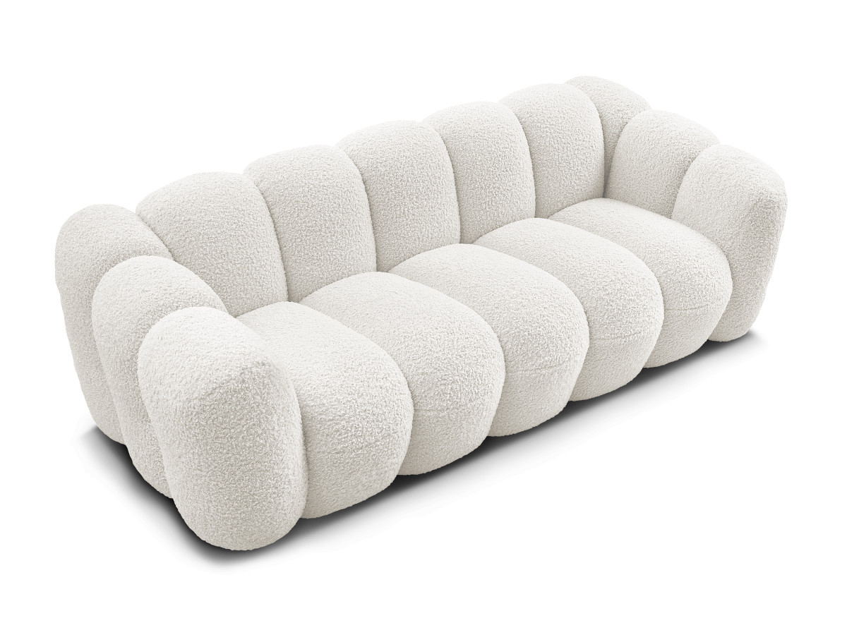 Canapé droit fixe 3 places HIPPOLYTE