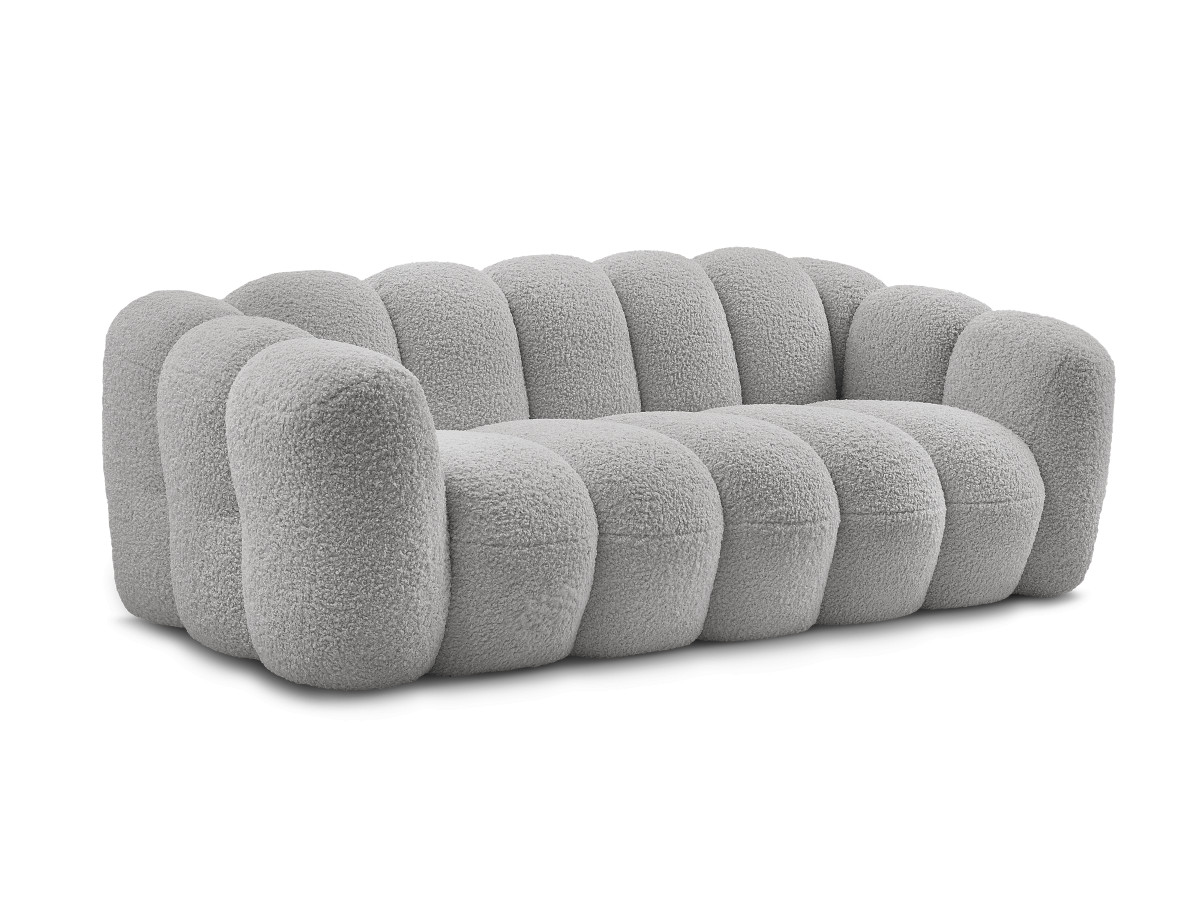 HIPPOLYTE vaste 3-zits rechte bank