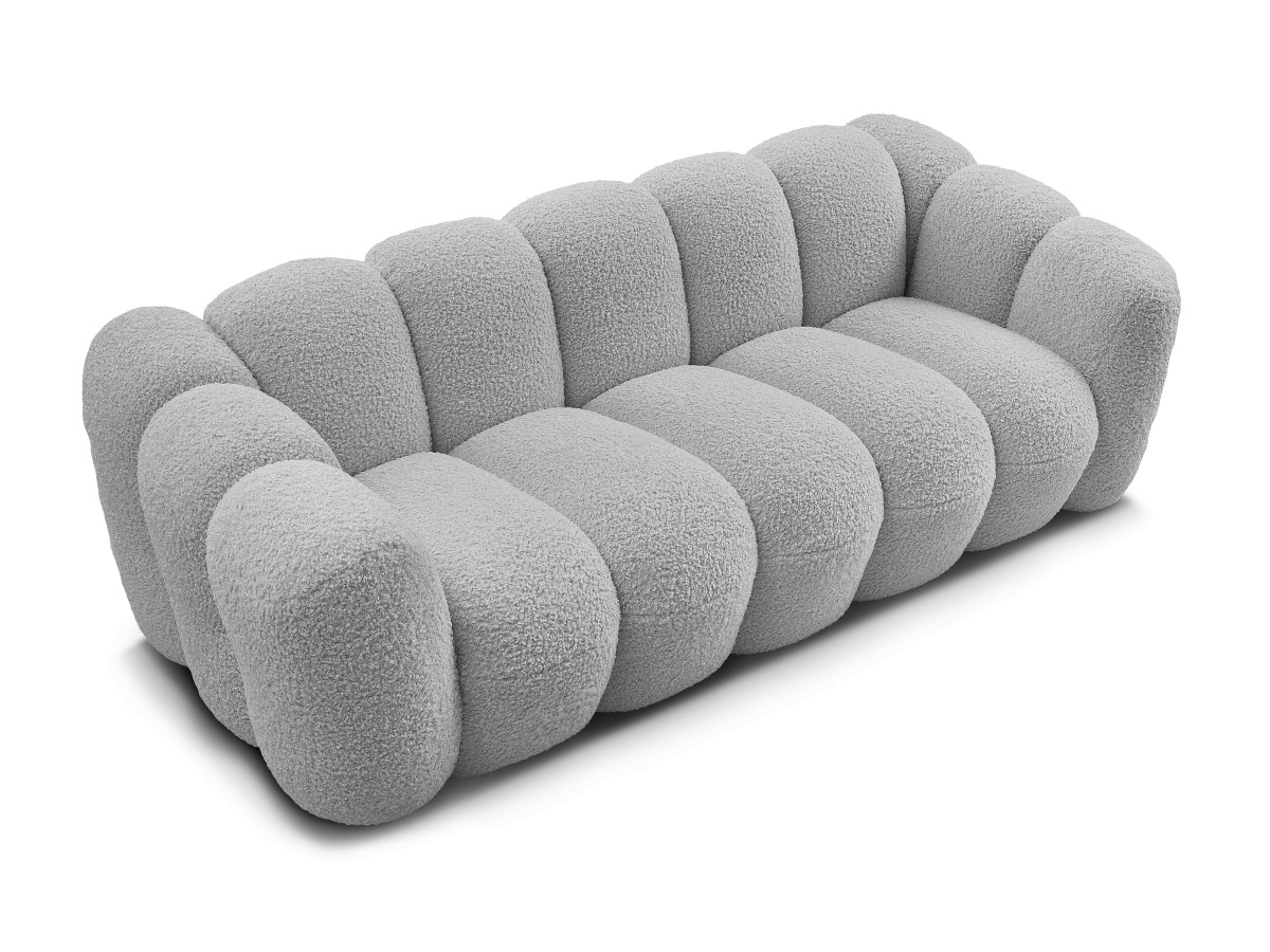 HIPPOLYTE vaste 3-zits rechte bank