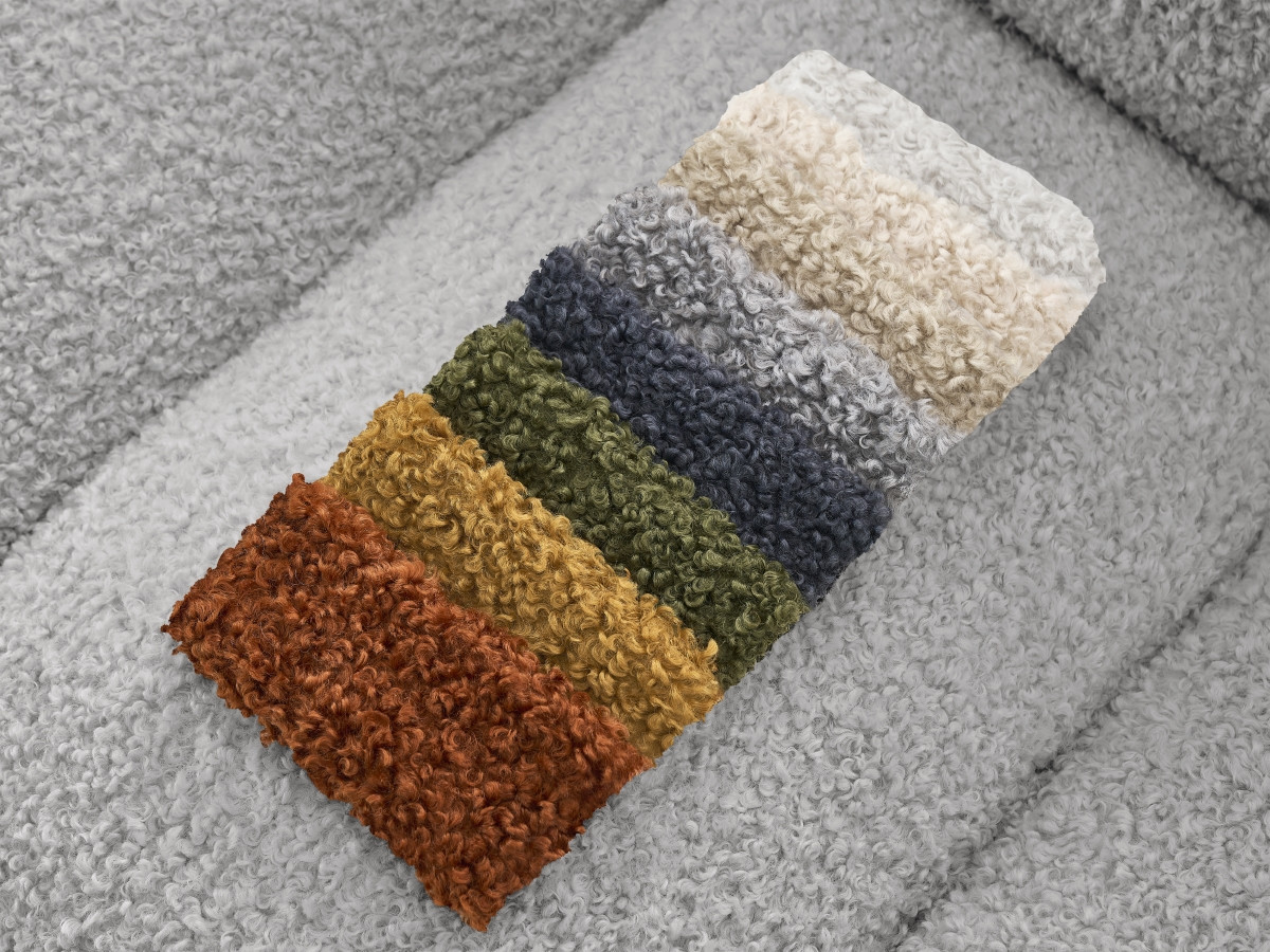 HIPPOLYTE vaste 3-zits rechte bank