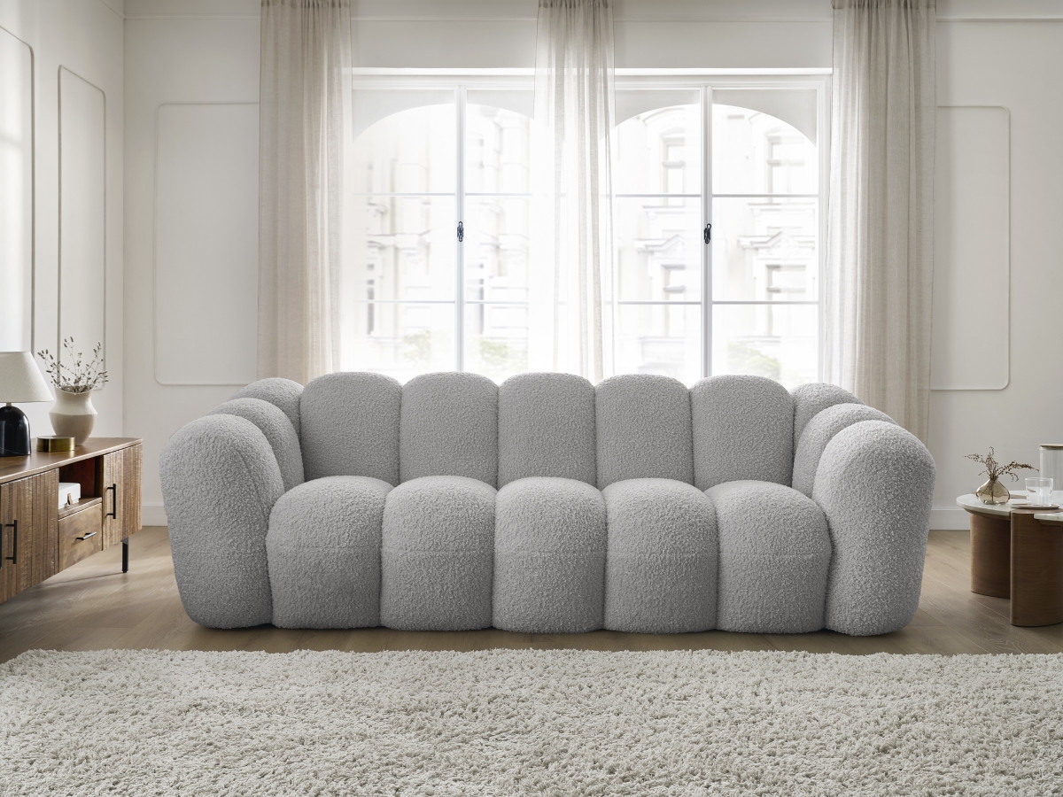 HIPPOLYTE vaste 3-zits rechte bank