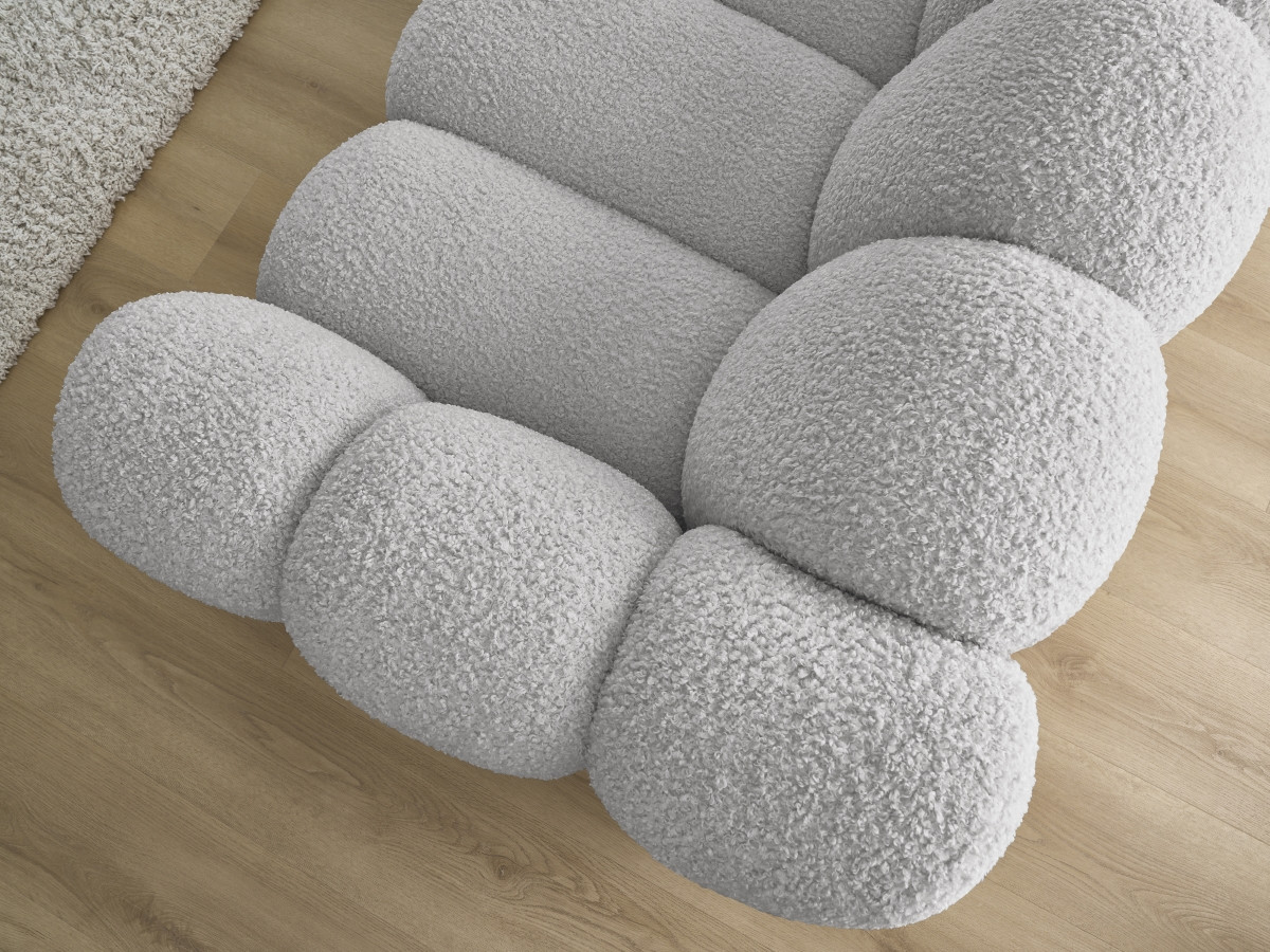 HIPPOLYTE vaste 3-zits rechte bank