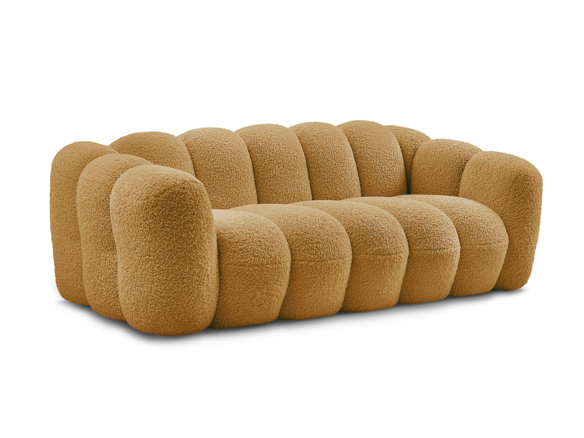 HIPPOLYTE vaste 3-zits rechte bank