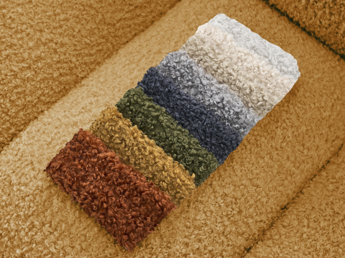 HIPPOLYTE vaste 3-zits rechte bank