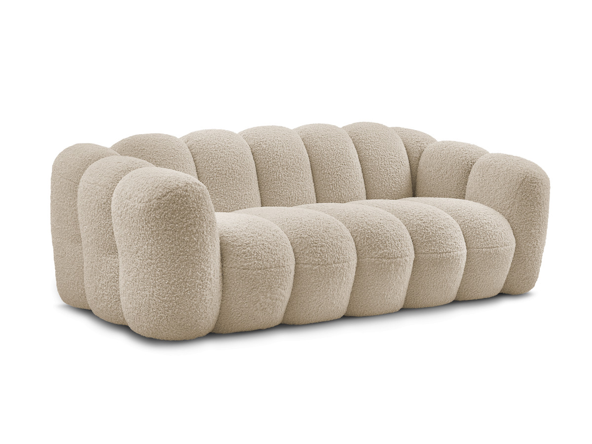 HIPPOLYTE vaste 3-zits rechte bank