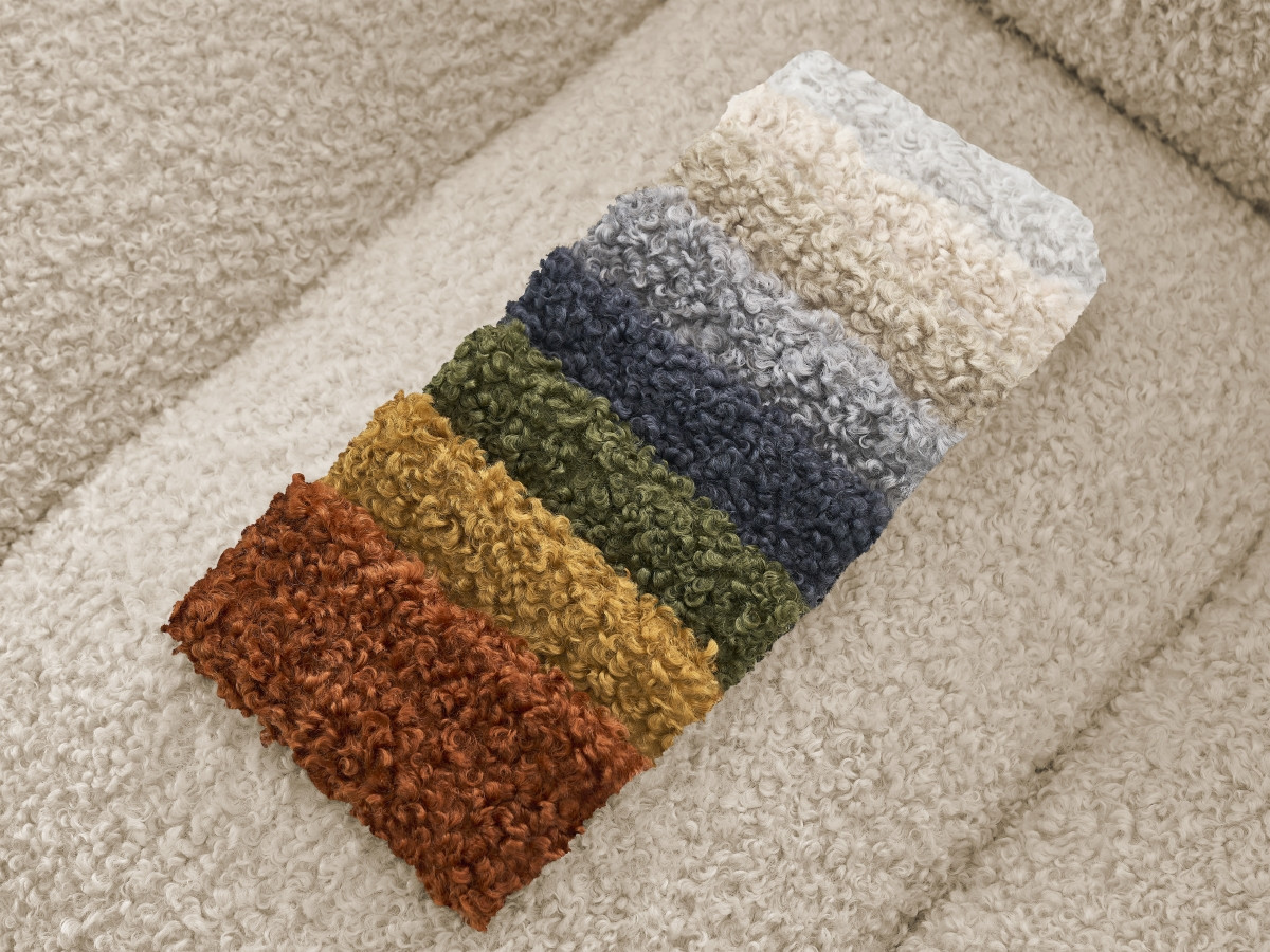 HIPPOLYTE vaste 3-zits rechte bank