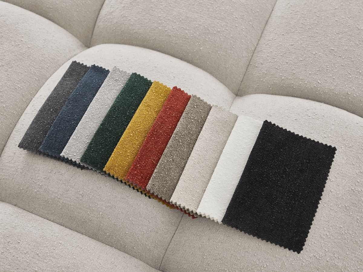 Pouf EVEREST tissu texturé