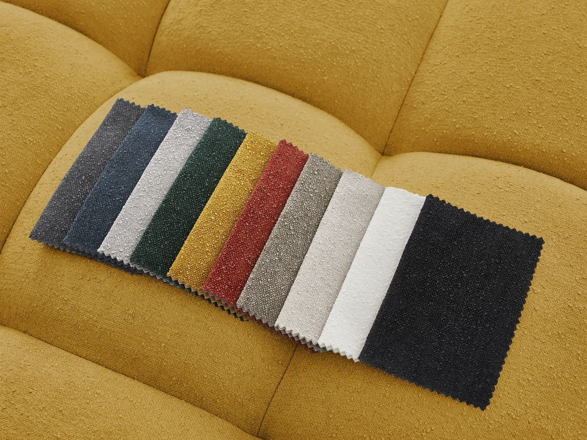 Pouf EVEREST tissu texturé