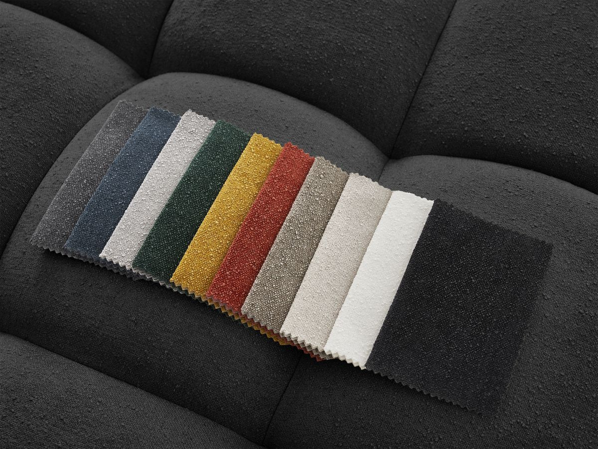 Pouf EVEREST tissu texturé