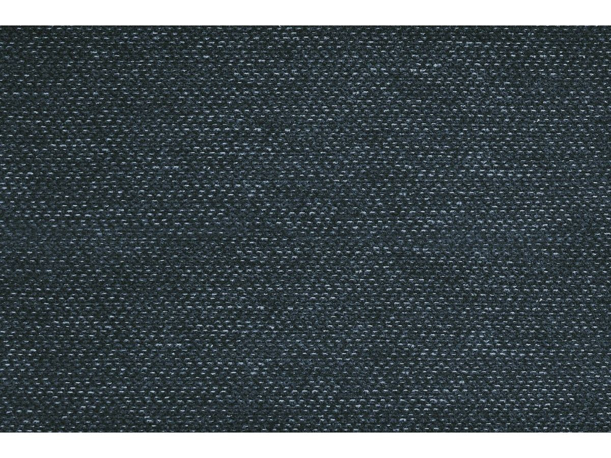 Canapé d'angle fixe EVEREST tissu chiné - Orange - Angle droit - 10 coussins