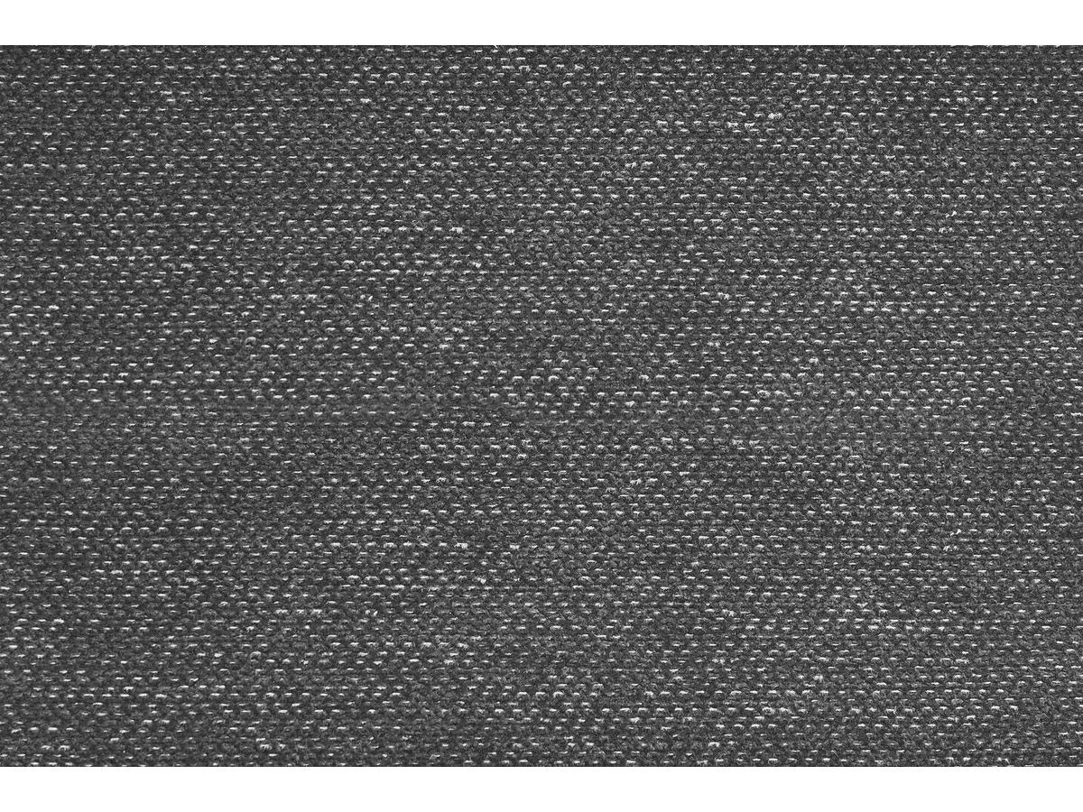 Canapé d'angle fixe EVEREST tissu chiné - Orange - Angle droit - 10 coussins