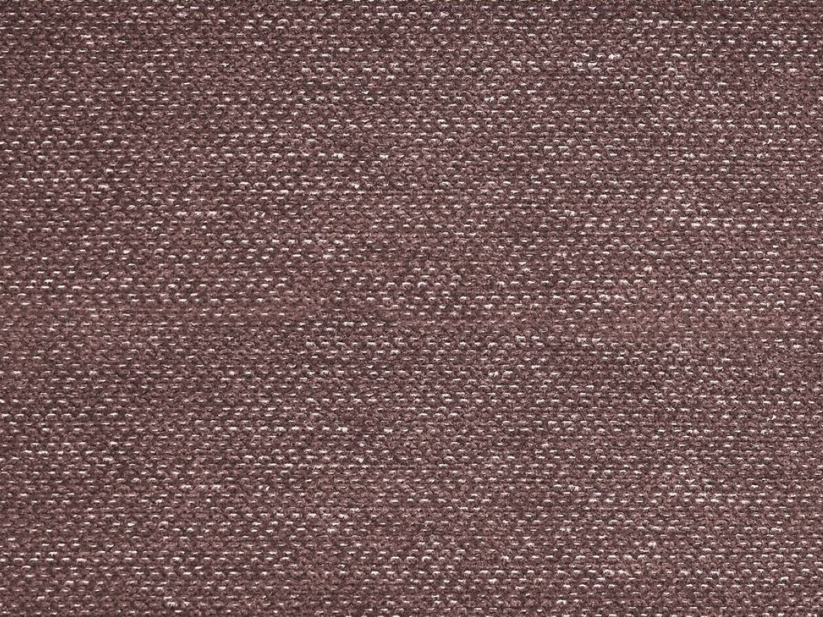Canapé d'angle fixe modulable MEGEVE tissu chiné avec pouf