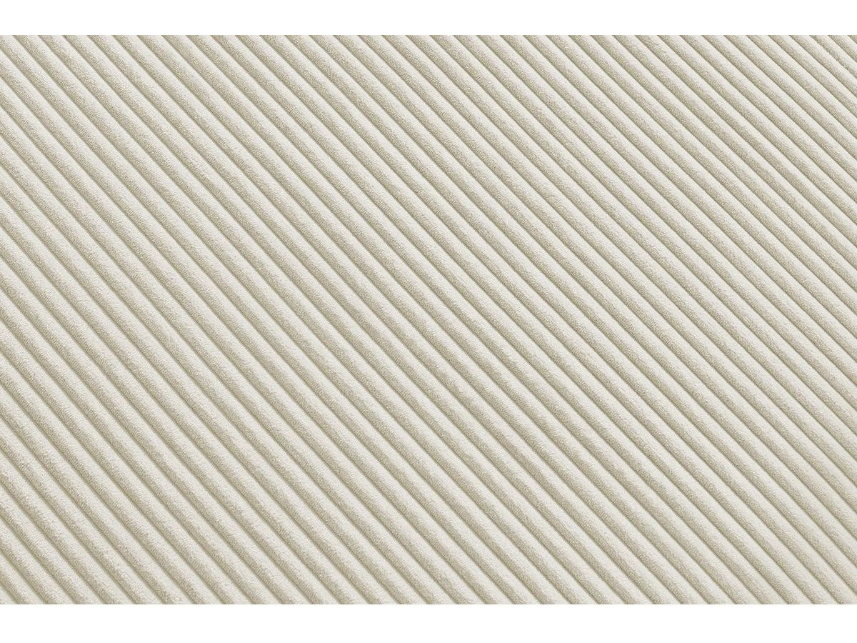 Canapé d'angle fixe MEGEVE tissu velours côtelé