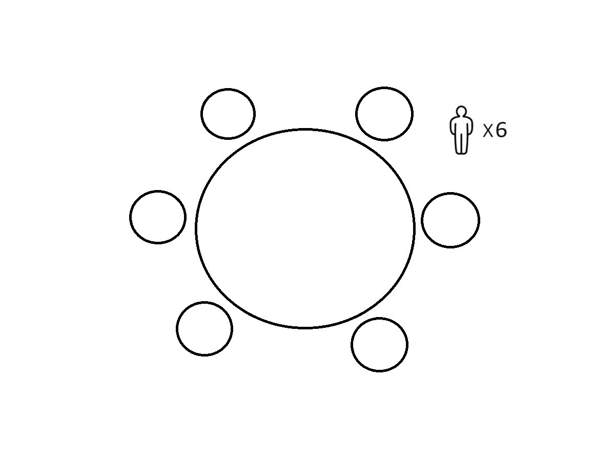 Ronde eettafel D.140 cm BOECIA naturel travertijn