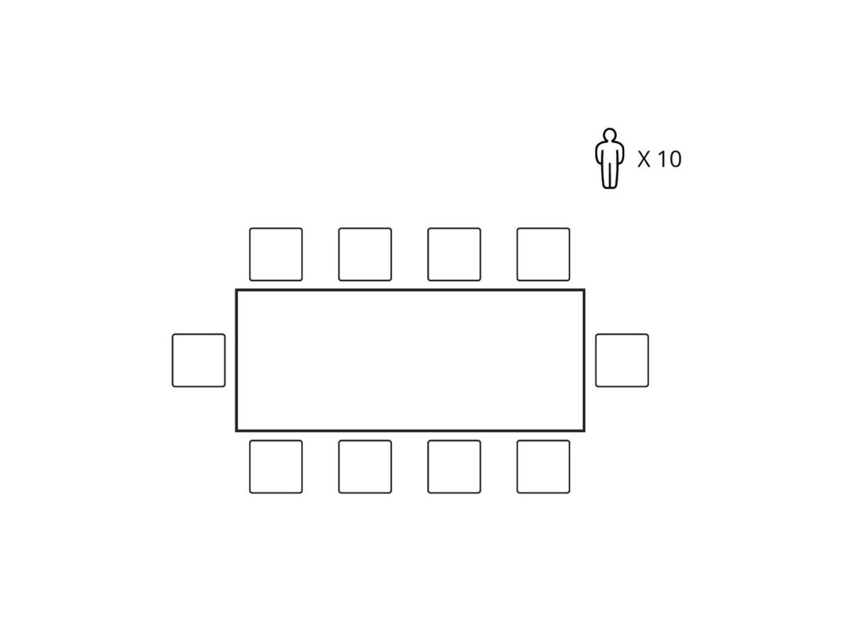 VICTOR eettafel van massief mangohout