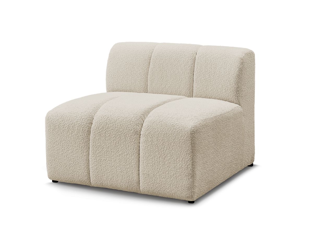 1-zits fauteuil voor modulaire bank ANNECY badstof