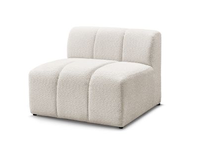 Chauffeuse 1 place pour canapé modulable ANNECY tissu bouclette
