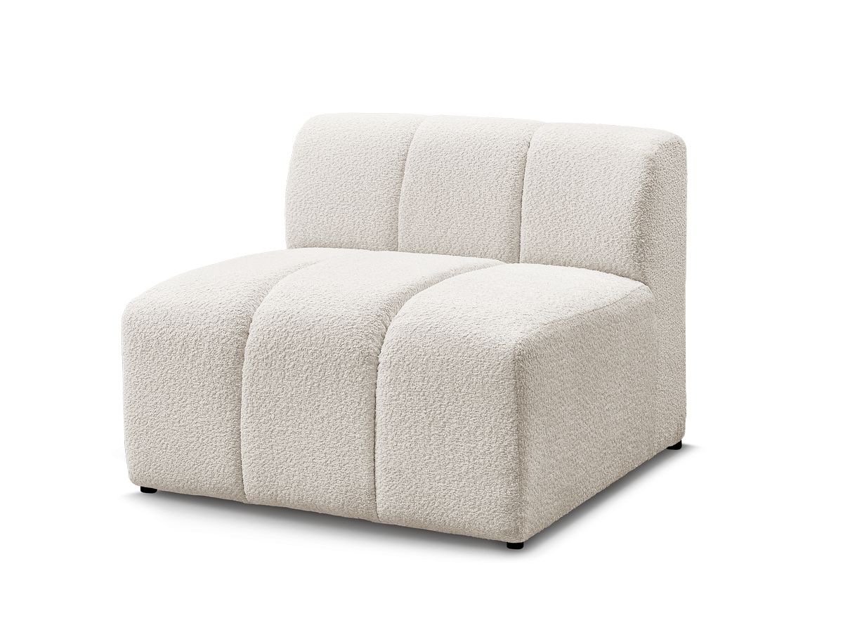 1-zits fauteuil voor modulaire bank ANNECY badstof