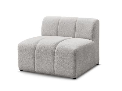 Chauffeuse 1 place pour canapé modulable ANNECY tissu bouclette