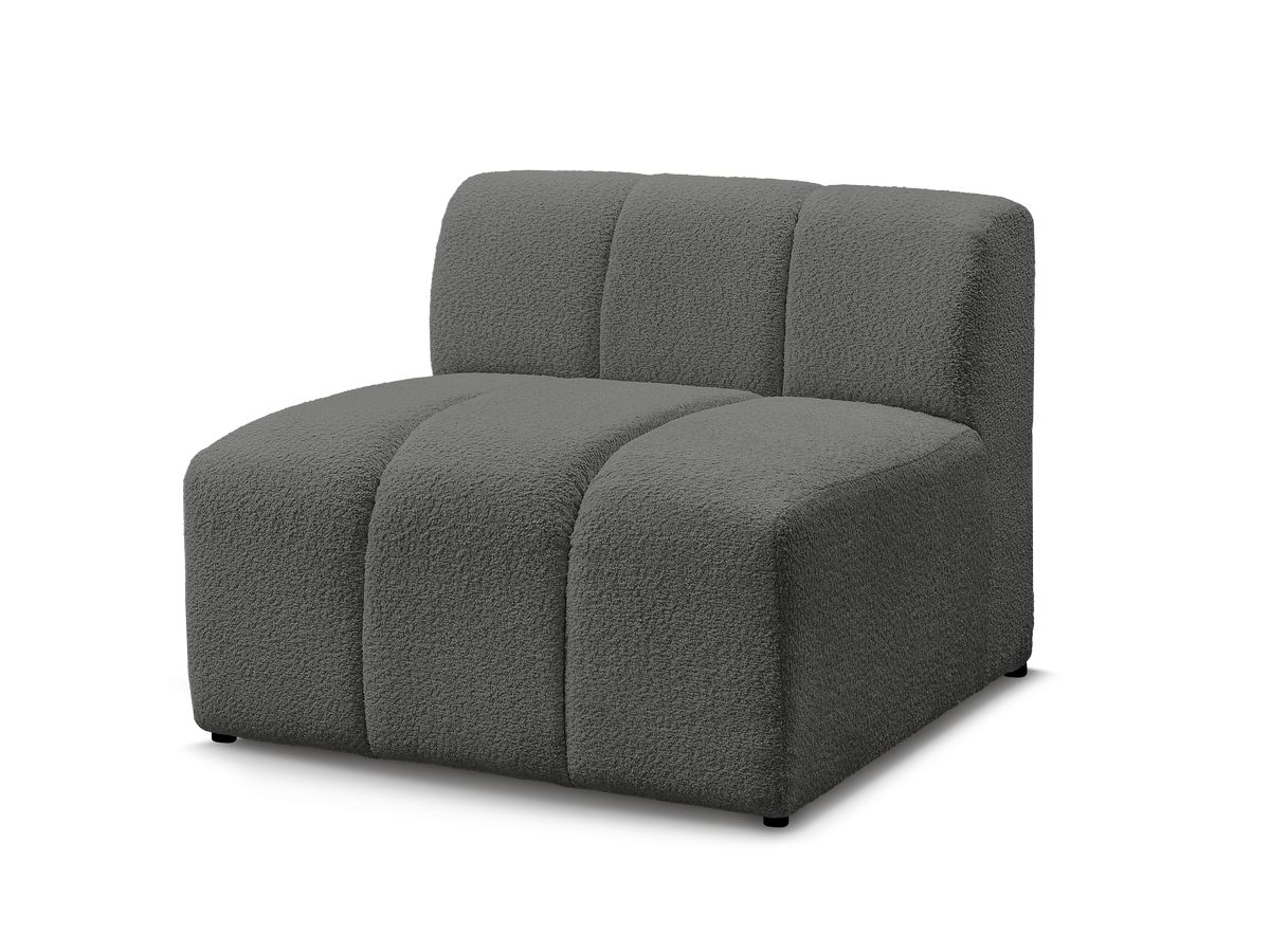 Chauffeuse 1 place pour canapé modulable ANNECY tissu bouclette