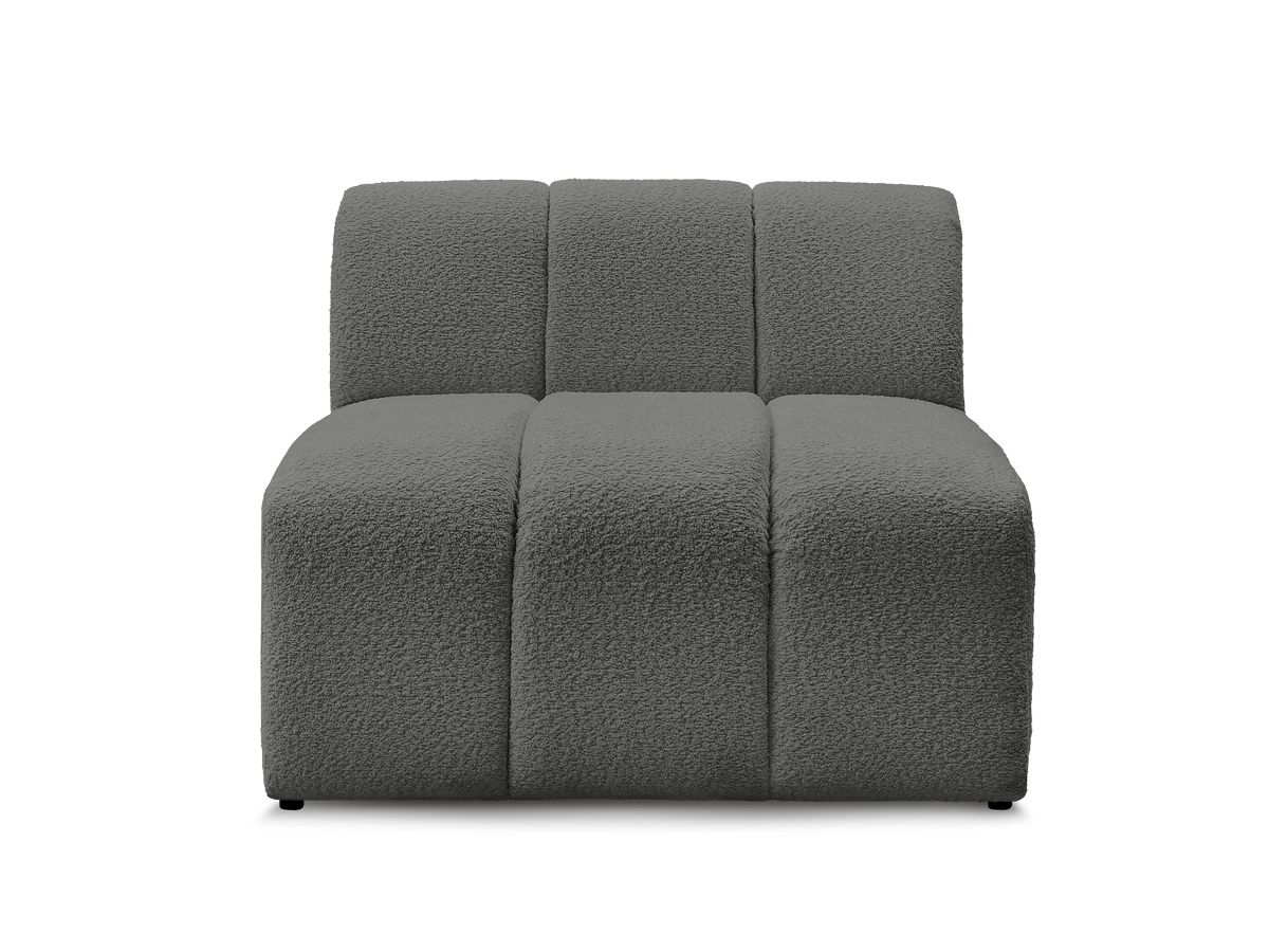 Chauffeuse 1 place pour canapé modulable ANNECY tissu bouclette
