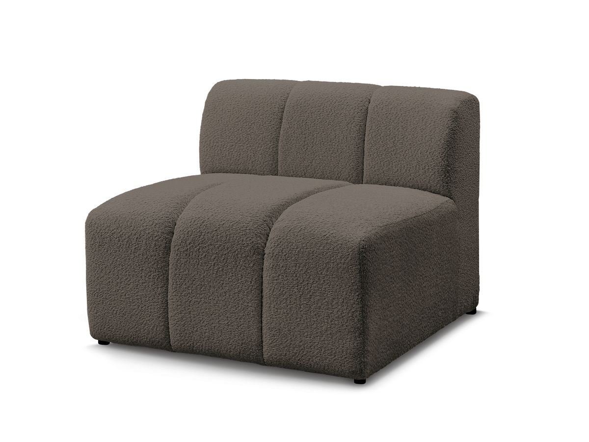 1-zits fauteuil voor modulaire bank ANNECY badstof
