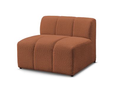 Chauffeuse 1 place pour canapé modulable ANNECY tissu bouclette