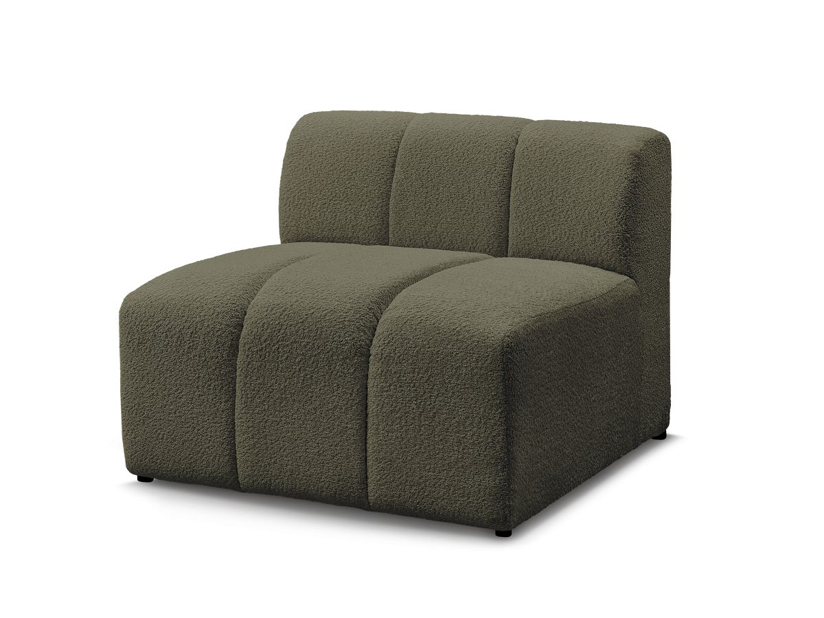 1-zits fauteuil voor modulaire bank ANNECY badstof