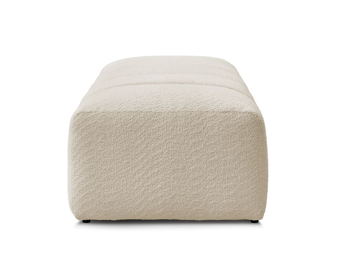 Pouf pour canapé modulable ANNECY tissu bouclette