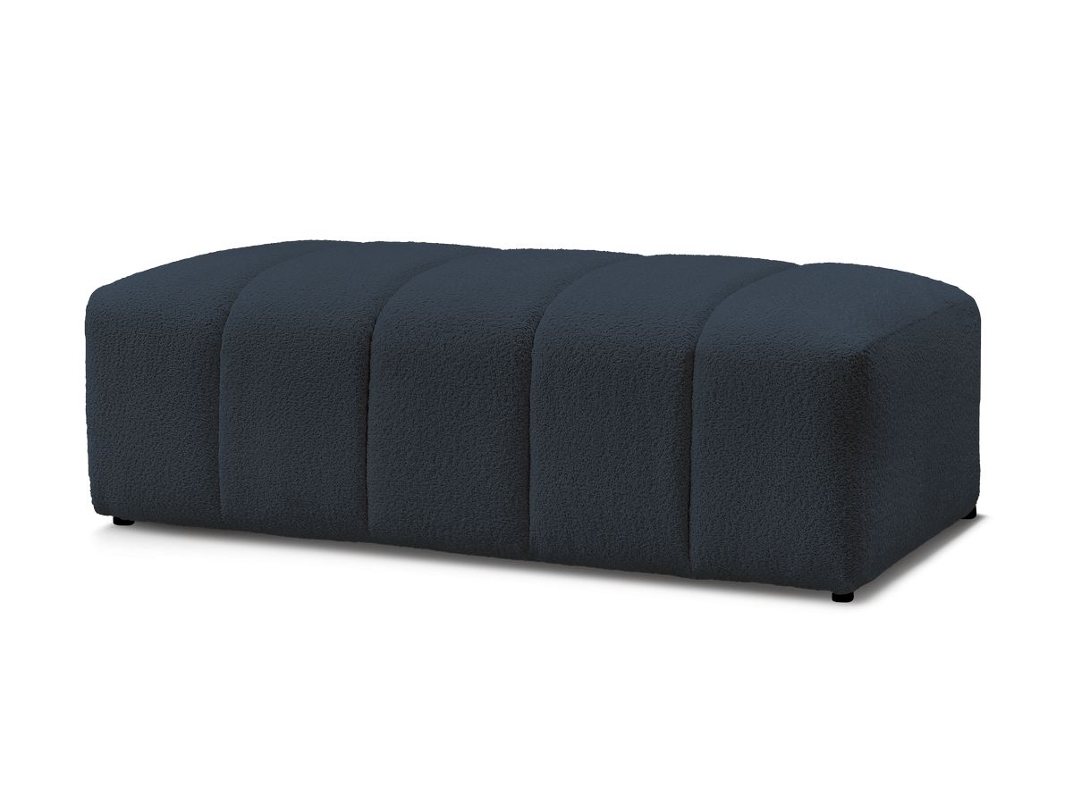 Pouf pour canapé modulable ANNECY tissu bouclette