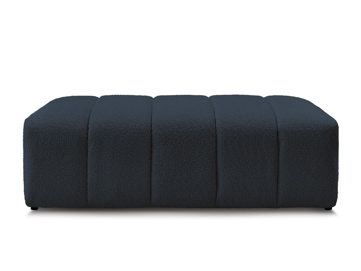 Pouf pour canapé modulable ANNECY tissu bouclette