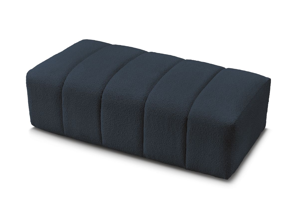 Pouf pour canapé modulable ANNECY tissu bouclette