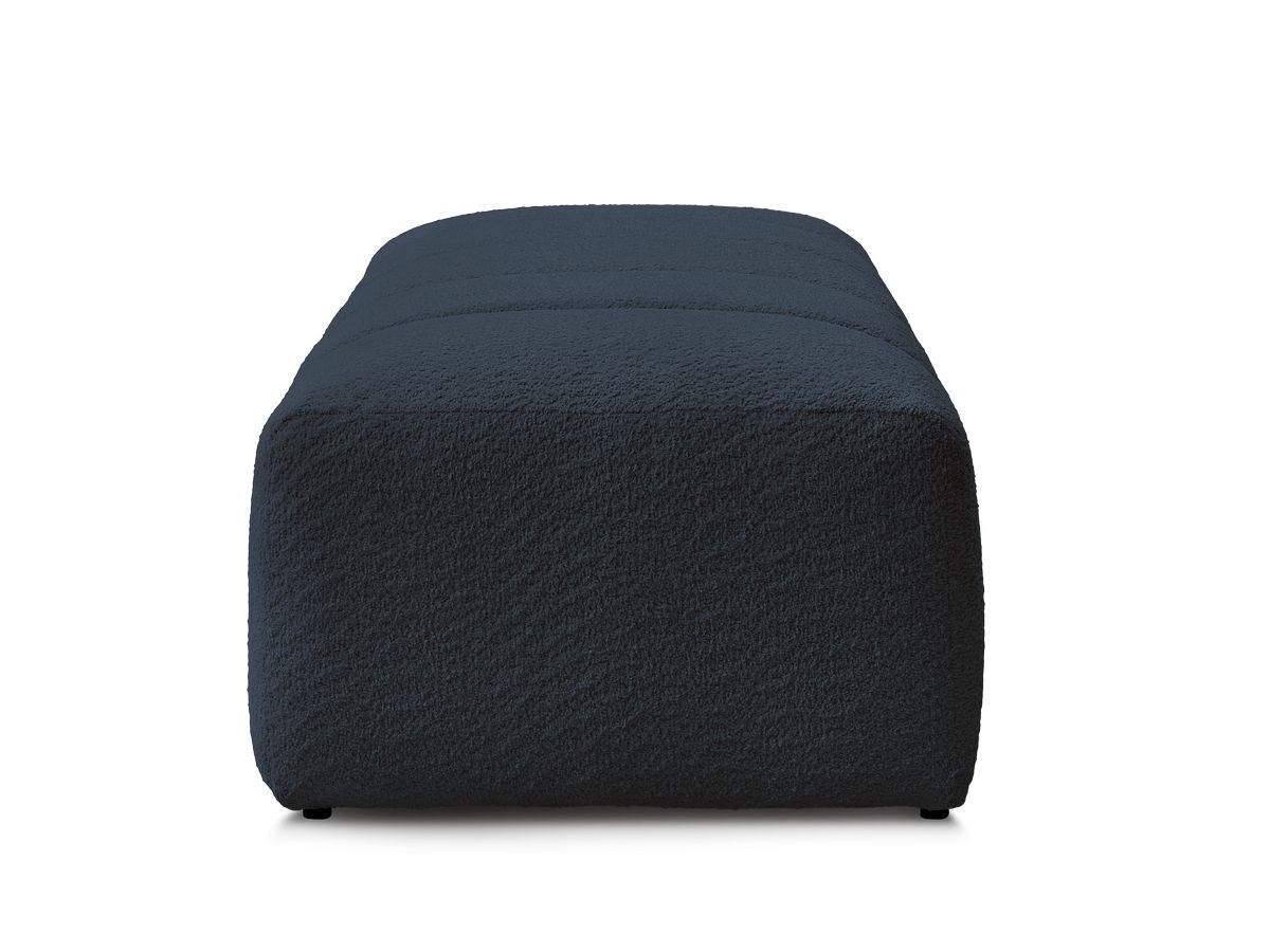 Pouf pour canapé modulable ANNECY tissu bouclette