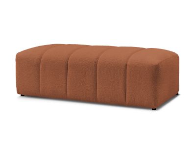 Pouf pour canapé modulable ANNECY tissu bouclette