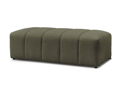 Pouf pour canapé modulable ANNECY tissu bouclette