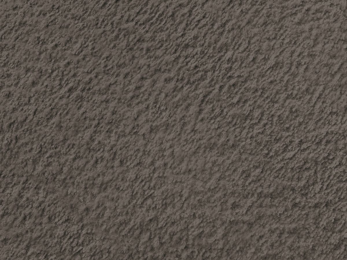 Canapé d'angle fixe modulable ANNECY tissu bouclette avec pouf