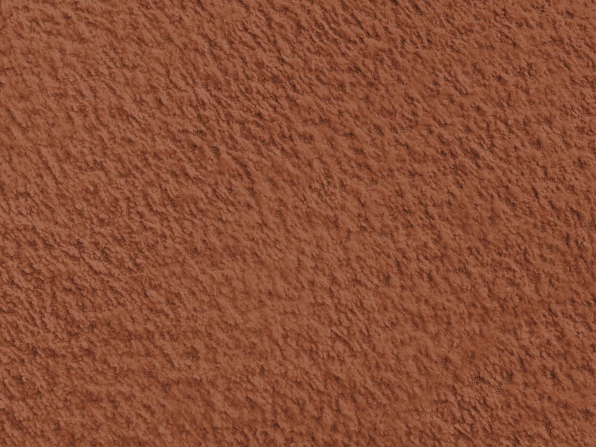 Canapé d'angle fixe modulable ANNECY tissu bouclette avec pouf