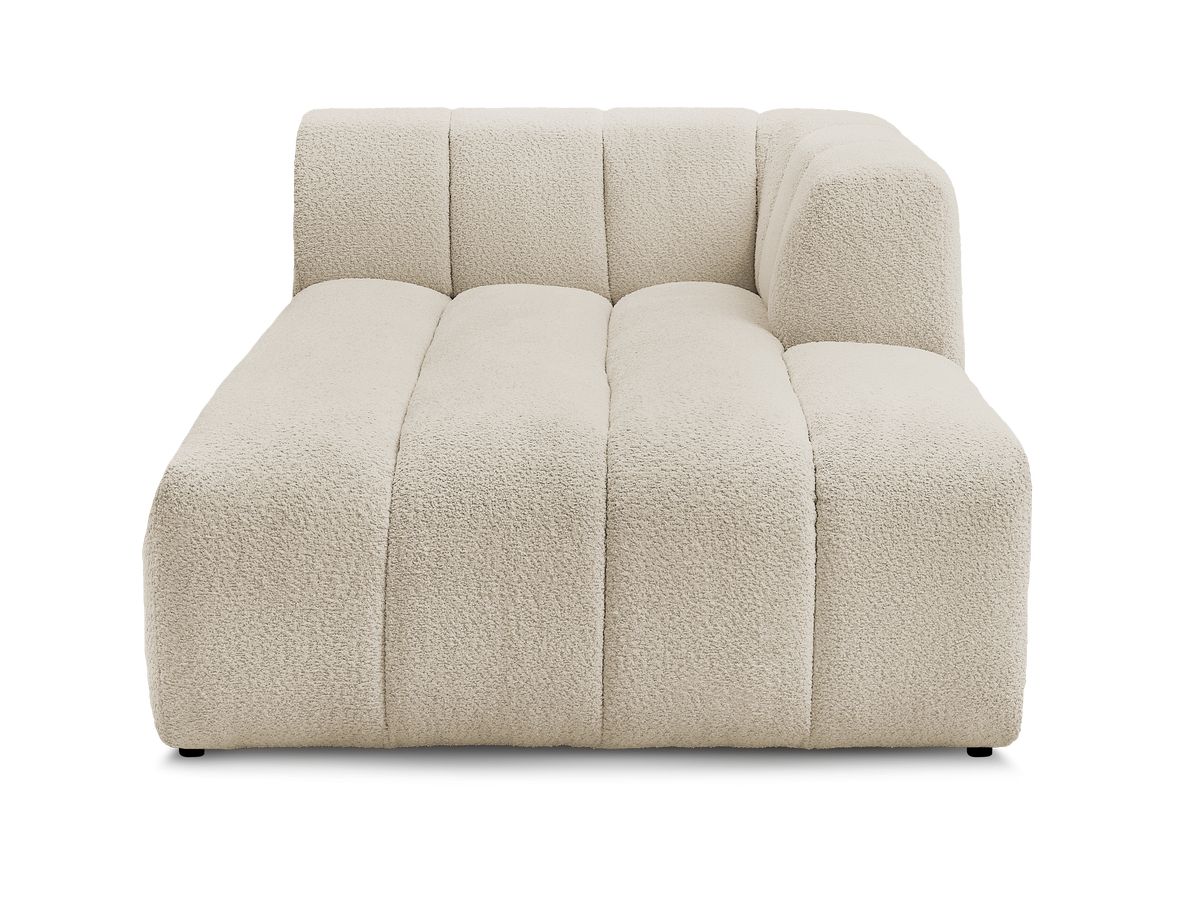 Chaise longue voor modulaire bank ANNECY badstof