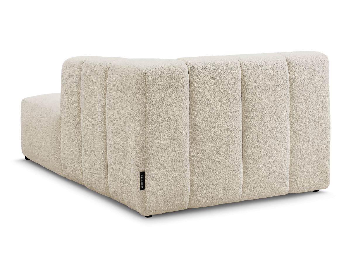Chaise longue voor modulaire bank ANNECY badstof