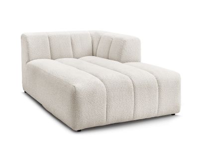 Méridienne pour canapé modulable ANNECY tissu bouclette