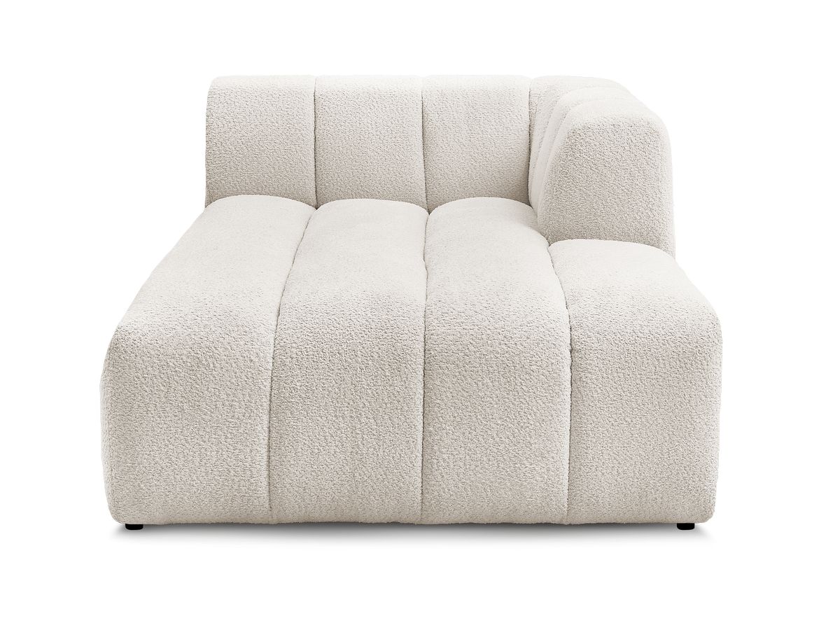 Chaise longue voor modulaire bank ANNECY badstof