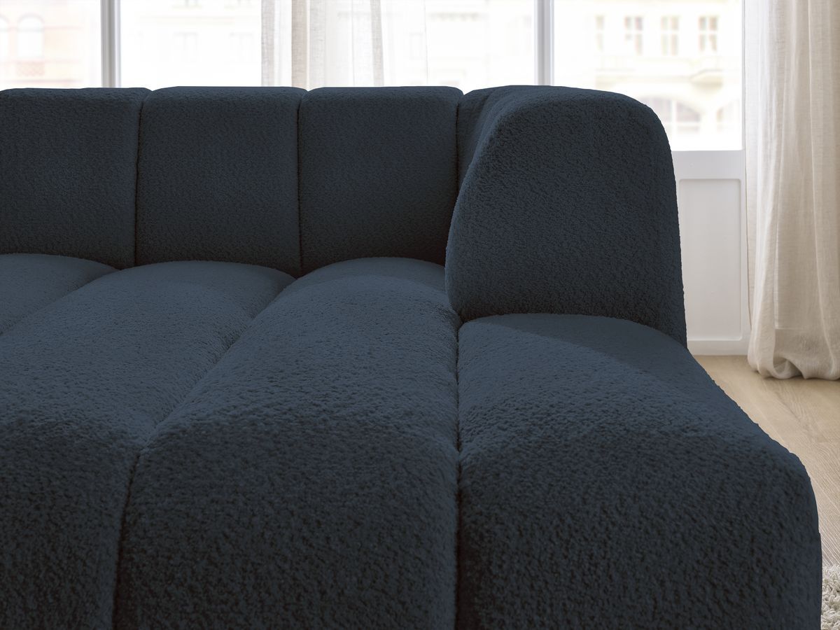 Chaise longue voor modulaire bank ANNECY badstof
