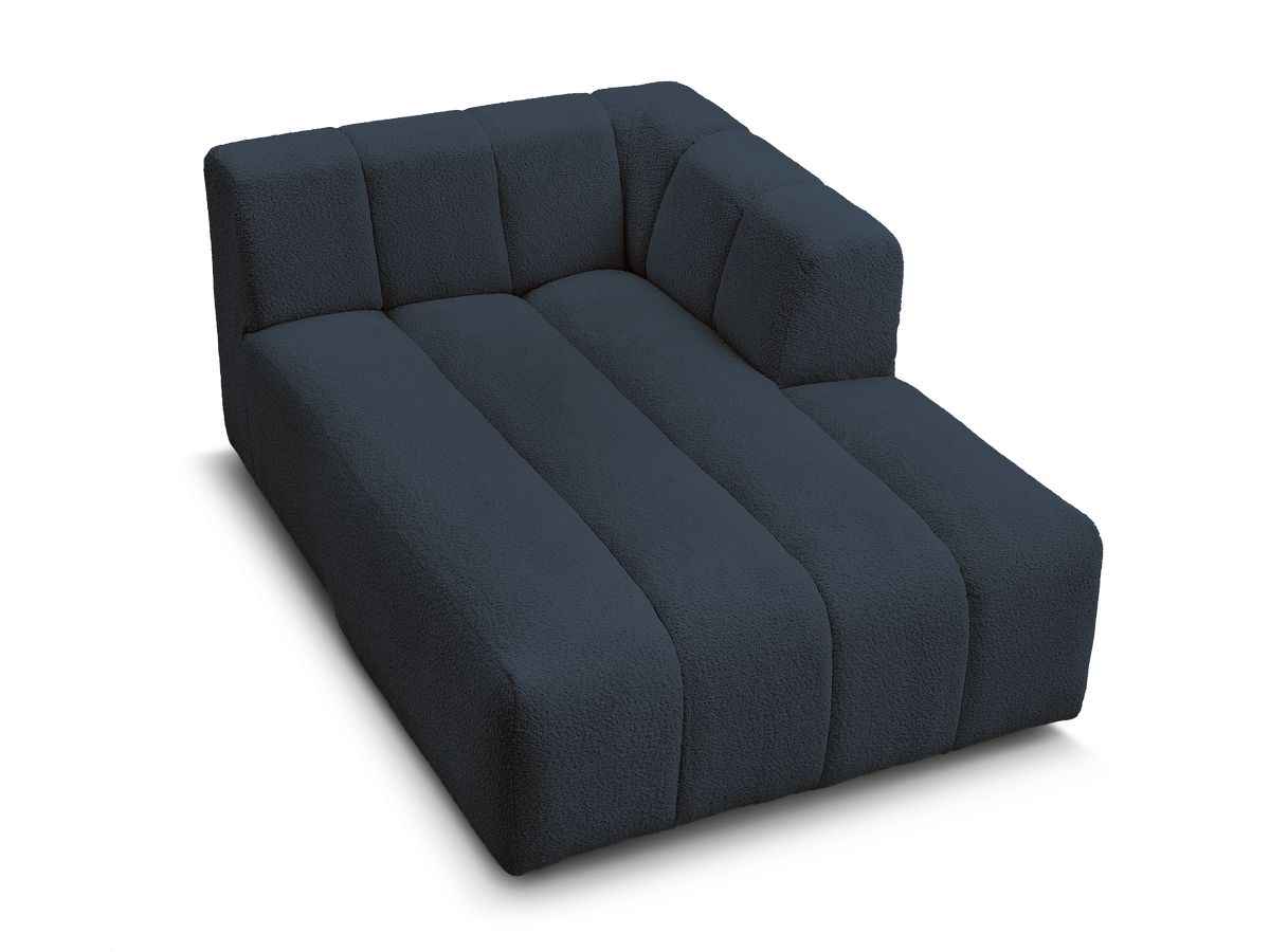 Chaise longue voor modulaire bank ANNECY badstof